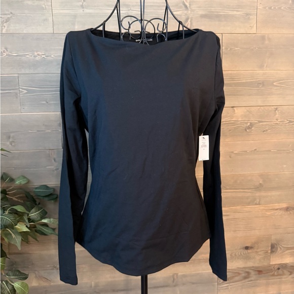 Banana republic soft stretch, boat, neck, long sleeve - Picture 2 of 4